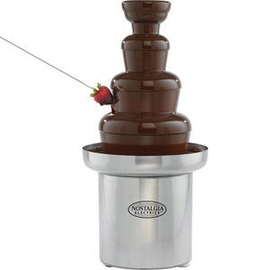   Fondue Fountain Chocolate Cheese Maker Commercial 3Tier Machine