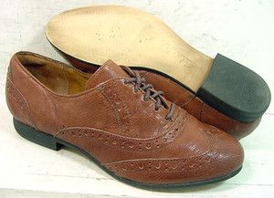 Clarks Indigo Womens Charlie Brogue Brown Leather Oxfords Shoes 63144 