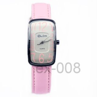 Charming Strass Quartz Analog Ladys Pink Watch Gift New