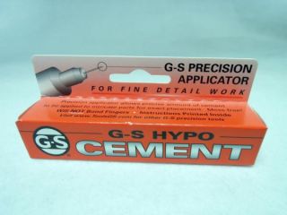 GS HYPO CEMENT APPLICATOR Glue for hobbie / jewelry / craft model free 