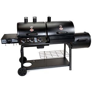 Char Griller Trio Gas Charcoal Grill and Smoker with Cover