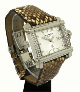 Philippe Charriol s Steel Diamonds Ladies Wrist Watch