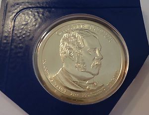 2012 P Uncirculated Chester A Arthur Presidential Dollar Coin