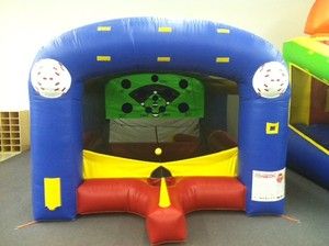 Commercial Inflatable Game Baseball Home Run Challenge