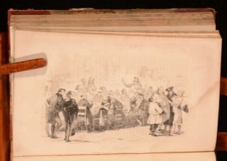 1844 2 Vol Tom Burke of Ours Charles Lever Illustrated H K Browne 
