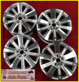 10 11 Chevy Equinox 18 Machined Silver Take Off Wheels Factory Rims 