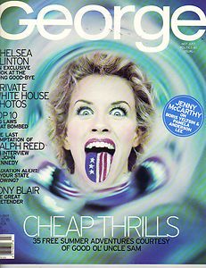 Jenny McCarthy George Magazine 7 97 Tony Blair Chelsea Clinton