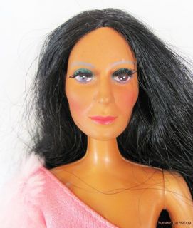 MEGO CORP 1975 Cher Doll, Doll Clothes & Accessories & Doll Trunk!