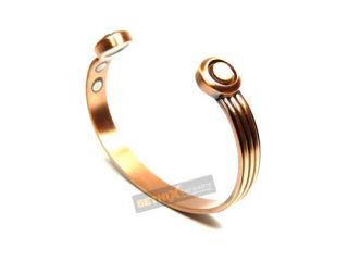 Magnetic Copper Bangle with 6 High Strength Magnets Bracelet Quality 