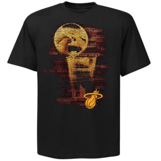 Majestic Miami Heat 2012 NBA Finals Champions Trophy T Shirt Black 