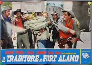 ET59 The Man from The Alamo Glenn Ford 10 Poster Italy