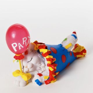Charming Purrsonalities Kitten Figurine Youre A Real Party Animal 