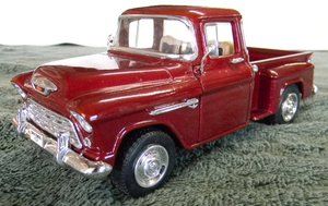 1955 CHEVY STEPSIDE SHORT BED TRUCK S S BRAND NEW 1 24TH SCALE