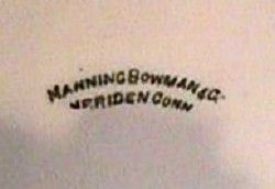 American USA Tankard Lidded Stein Manning Bowman 1860S