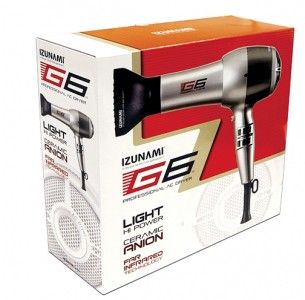 Izunami G6 Pro Ionic Ceramic Tourmaline Hair Dryer