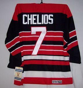 Chelios Vintage 92 Chicago Blackhawks CCM Jersey Medium
