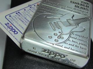 Chicago Blues Zippo Japan Japanese RARE Absolutely Cool Guitar Music 