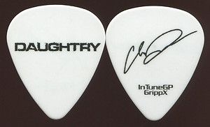DAUGHTRY 2012 Spell Tour Guitar Pick CHRIS DAUGHTRY custom concert 