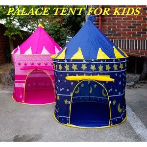   Castle Palace Tent Princess Play House Childrens Cubby Fun Hut