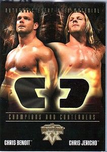 WWE Chris Jericho 2004 Fleer Wrestlemania 20 Event Used Shirt 