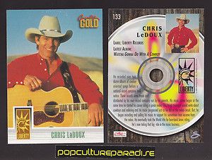 Chris Ledoux Western Music 1993 Country Gold Trading Card