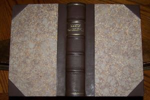 1844 1st Ed Charles Dickens MARTIN CHUZZLEWIT Rare Leather Antique 