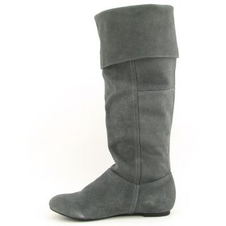 Chinese Laundry Tripin Womens Sz 8 Gray Grey Boots Over The Knee Shoes 