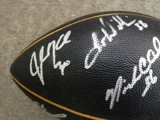 2011 12 GREEN BAY PACKERS TEAM AUTOGRAPHED BLACK LOGO FOOTBALL RARE 