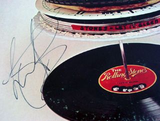 Rolling Stones Charlie Watts Autographed Let It Bleed Album PSA UACC 