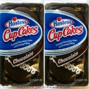 HOSTESS CUPCAKES CHOCOLATE CREME 2 per Pack   12 Packs