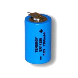 ER14250 1/2AA Lithium Thionyl Chloride Battery 3.6V with Tabs