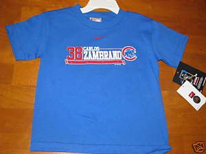 Chicago Cubs Carlos Zambrano Nike T Shirt Youth 6 M