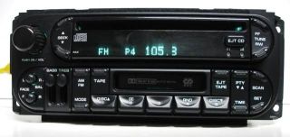 Chrysler Caravan Neon Dakota 300M RAM 2002 Up CD Cassette Player RDS 