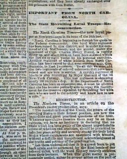 1863 Civil War Newspaper Chickamauga Tennessee Georgia Thomas Official 
