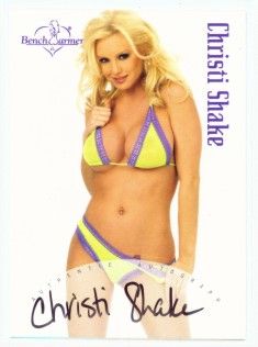 christi shake autograph 6 of 20 from benchwarmer 2003 series 2 hot 