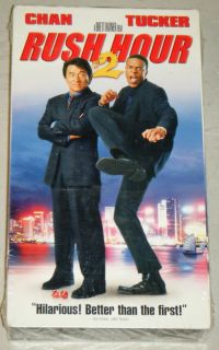   SEALED VHS New Line 2001 Jackie Chan Chris Tucker John Lone