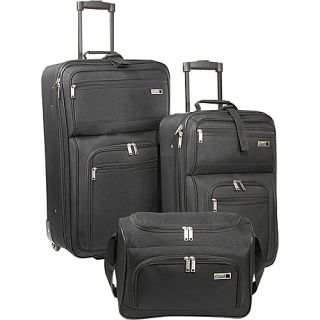 click an image to enlarge ciao 3 piece exp luggage value set black