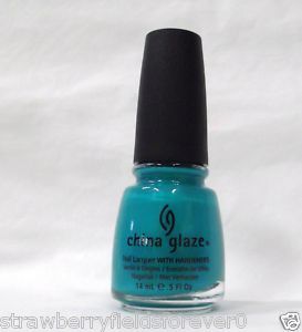 China Glaze Nail Polish Neon Turned Up Turquoise 70345