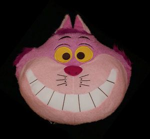 Disney Alice in Wonderland Cheshire Cat Head Shape Cushion Pillow 