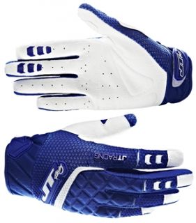  Race Gloves   White/Blue 2013