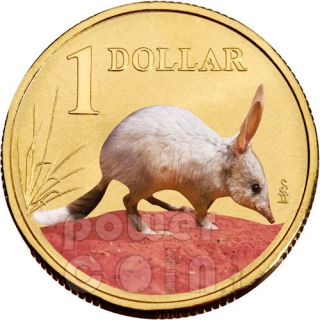 Bilby Bandicoot Land Series Coin 1$ Australia 2009