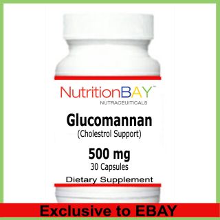 Glucomannan, Weight Management & Cholesterol Support, Konjac, 500mg