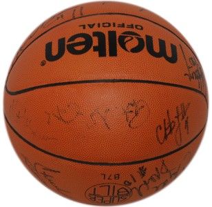 1992 Dream Team USA Autographed Signed Olympics Basketball Stockton