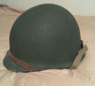  WW2 M1 Helmet with RARE Hawley Liner