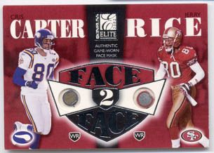 Elite Jerry Rice Chris Carter Face to Face Mask 350