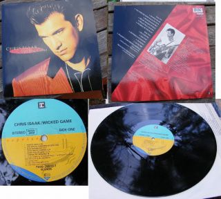 CHRIS ISAAK WICKED GAME GER VINYL LP MINT 1991 OST BLUE HOTEL
