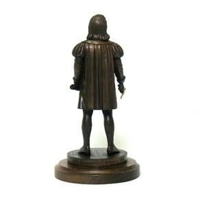 Christopher Columbus Bonded Bronze Sculpture by Albert Petitto Signed