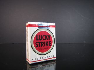 Vintage Lucky Strike Cigarettes Circa 1940 1950 WWII