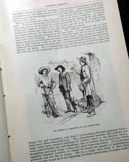  Corral Wyatt Earp Holliday Clanton Tombstone AZ 1883 Magazine