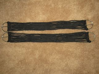  New Black Nylon Western String Cord Cinches Great Quality 35